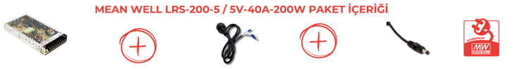 Mean Well LRS-20-5 5V-40A-200W- SMPS Power Supply Bitaxe