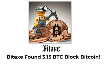 Bitaxe Found 3.15 BTC Bitcoin