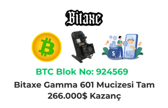 Bitaxe Gamma ile BTC Blok No: 924569 Çözüldü