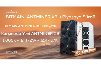 ANTMINER X9 XMR Madencisi ile Tanışın