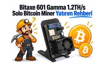 Bitaxe Gamma 601 1.2TH/s Solo Miner: Bitcoin Miner Kazanç Rehberi