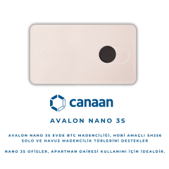Canaan Avalon Nano 3S 6TH/s Bitcoin Miner