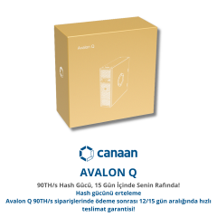 Canaan Avalon Q - 90TH/s Bitcoin Miner