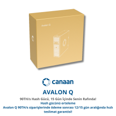 Canaan Avalon Q - 90TH/s Bitcoin Miner
