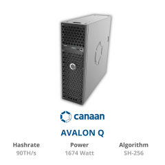 Canaan Avalon Q - 90TH/s Bitcoin Miner
