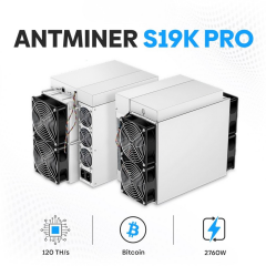 Bitmain Antminer S19k Pro 120TH/s Bitcoin Miner