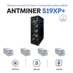 Bitmain ANTRACK V1 + 4 x S19 XP+ 293TH/s Hydro Set