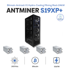 Bitmain ANTRACK V1 + 4 x S19 XP+ 293TH/s Hydro Set