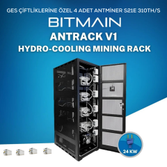 Bitmain ANTRACK V1 + 4 Adet Antminer S21e Hyd 310TH/s Set