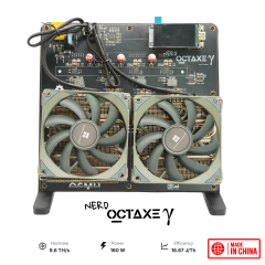 NerdOCTAxe 9.6Th/s Bitcoin Solo Miner