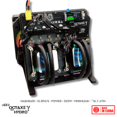 NerdOCTAxe Hydro 13.8Th/s Rev3.1 Solo Bitcoin Miner