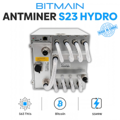 Bitmain Antminer S23 Hydro 563 TH/s Bitcoin Miner