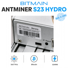 Bitmain Antminer S23 Hydro 563 TH/s Bitcoin Miner