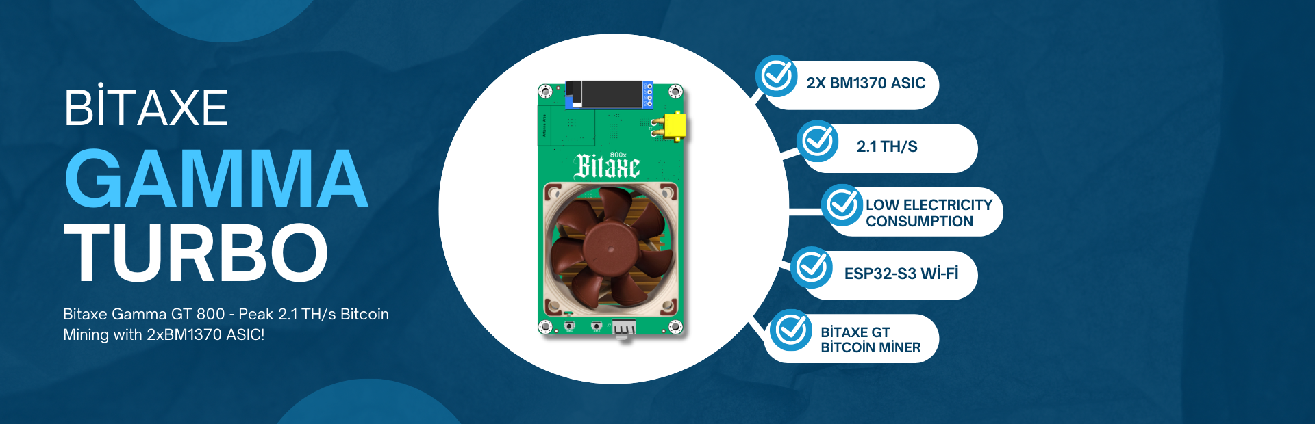 Bitaxe Gamma GT 800